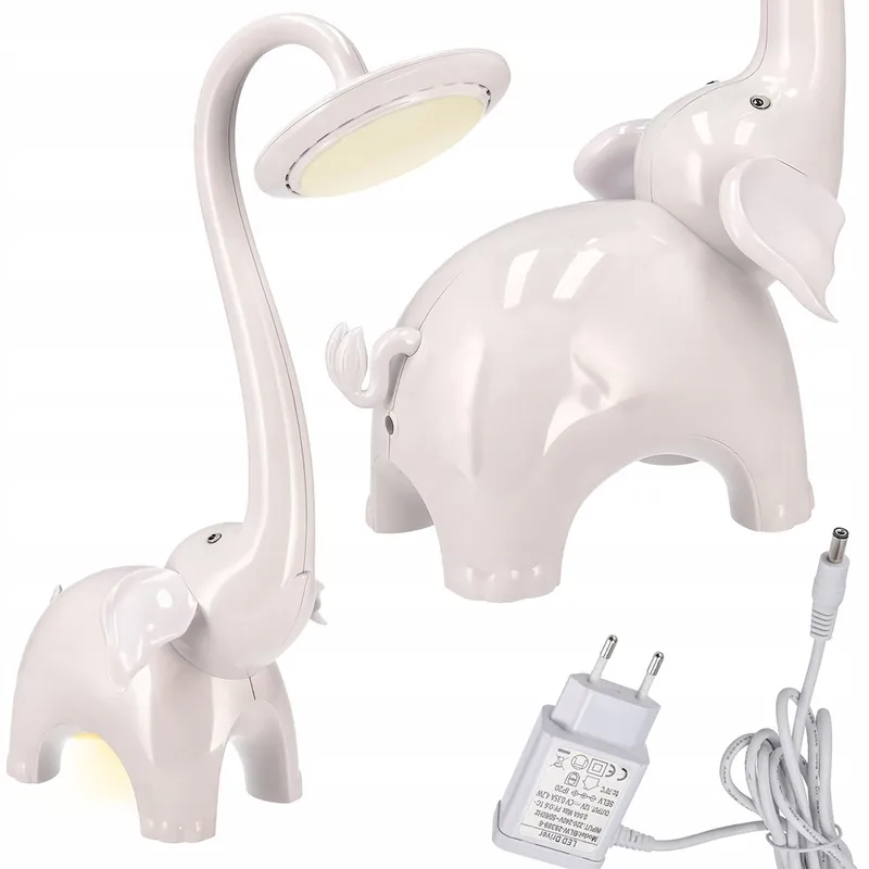Lampka Biurkowa LED Dziecięca Słoń