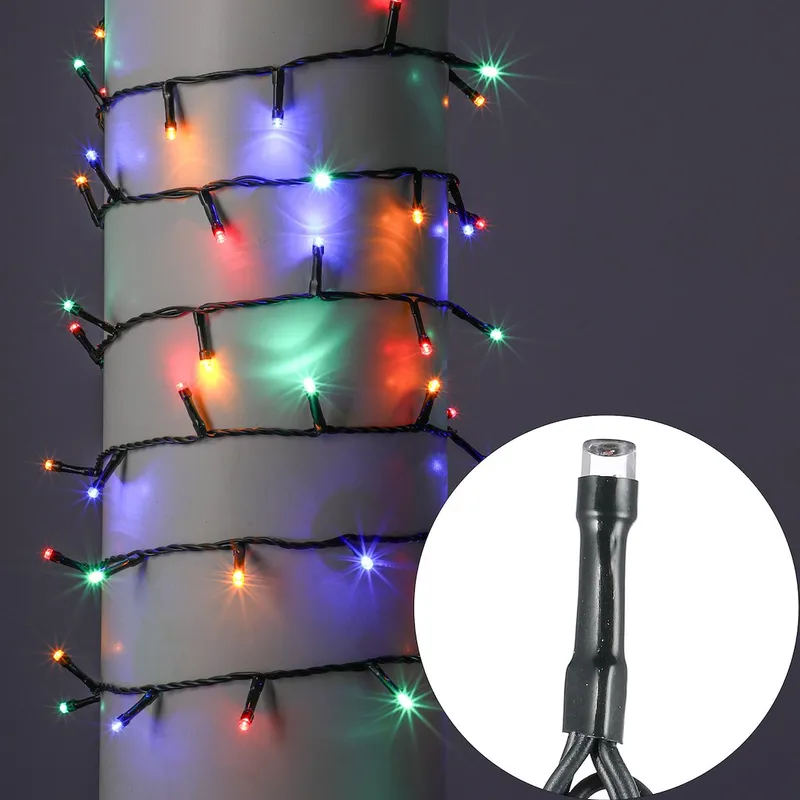 Girlanda 180LED, Dodatkowe Gniazdo, Timer, Multikolor, Sieciowa