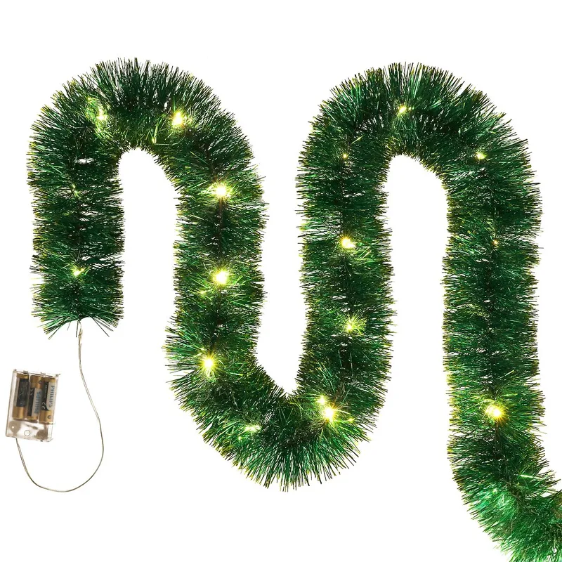 Łańcuch Choinkowy LED, 100mm X 6m - Zielony