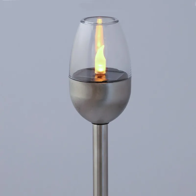 Lampa Solarna Ze Stali Nierdzewnej, 1LED Biały, 39x6,2x6,2cm