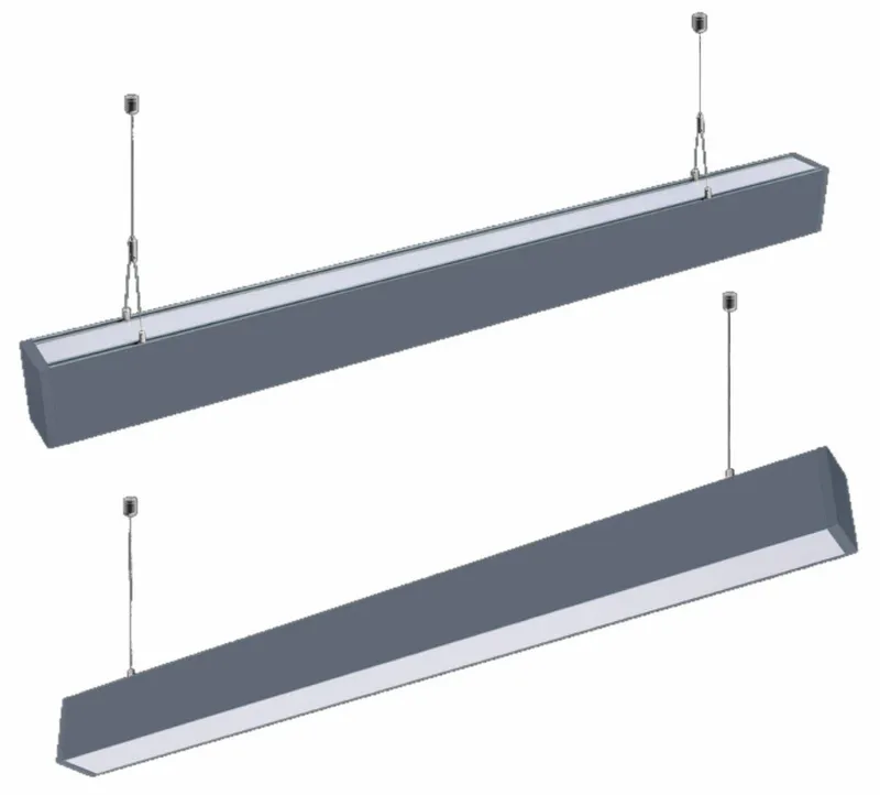 Oprawa V-TAC LED Linear SAMSUNG CHIP 60W Góra Dół Do Łączenia Zwieszana 120cm VT-7-60-S 4000K 6000LM 5 Lat Gwarancji - Srebrna