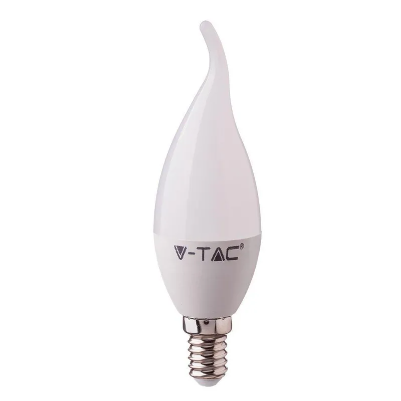 Żarówka LED V-TAC 4W E14 Świeczka Płomyk VT-1818TP 4000K 350LM