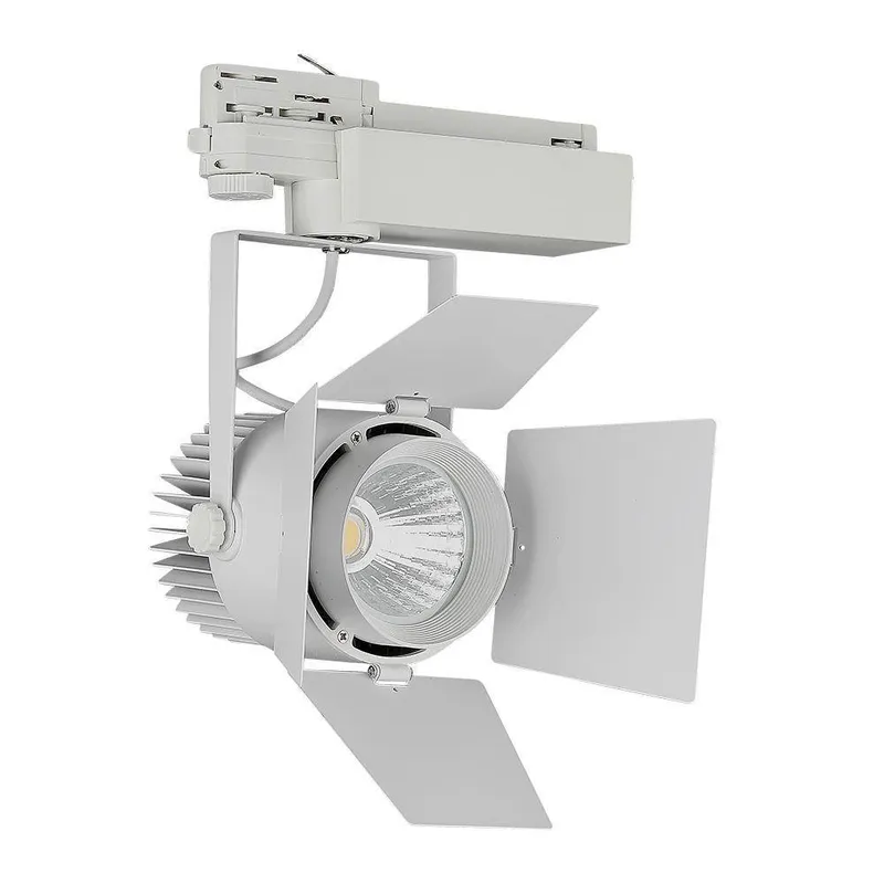 Oprawa 33W LED V-TAC Szynoprzewód 3F SAMSUNG CHIP CRI90+BIAŁA VT-433-W 3000K 2640LM 5 Lat Gwarancji