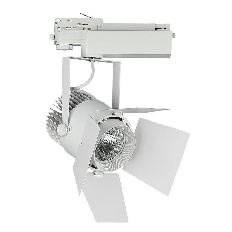 Oprawa 33W LED V-TAC Szynoprzewód 3F SAMSUNG CHIP CRI90+BIAŁA VT-433-W 3000K 2640LM 5 Lat Gwarancji