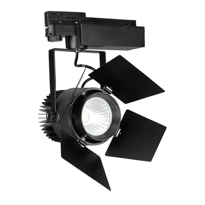 Oprawa 33W LED V-TAC Szynoprzewód 3F SAMSUNG CHIP CRI90+CZARNA VT-433-B 5000K 2800LM 5 Lat Gwarancji