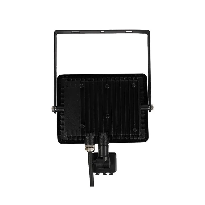 Naświetlacz LED V-TAC 30W SAMSUNG CHIP Czujnik Ruchu Funkcja Cut-OFF VT-30-S-B 3000K 2400LM 5 Lat Gwarancji - Czarny