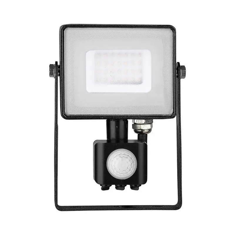Naświetlacz LED V-TAC 30W SAMSUNG CHIP Czujnik Ruchu Funkcja Cut-OFF VT-30-S-B 3000K 2400LM 5 Lat Gwarancji - Czarny