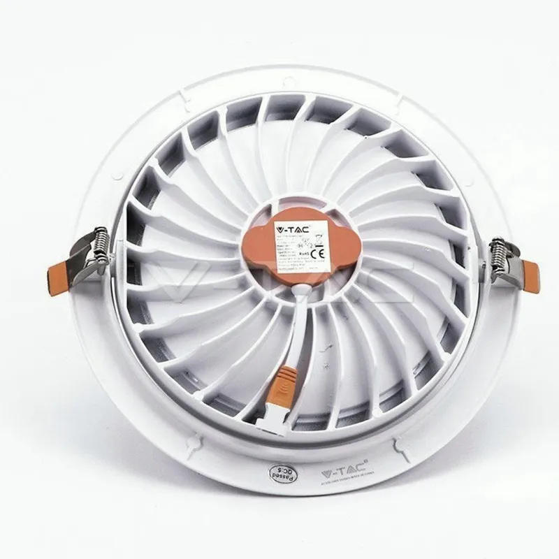 Oprawa V-TAC LED Downlight SAMSUNG CHIP 30W Ruchoma VT-2-30 3000K 2400LM 5 Lat Gwarancji