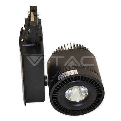 Oprawa LED V-TAC Szynoprzewód 3F 45W COB CRI95+CZARNA VT-4545 6000K 2300LM
