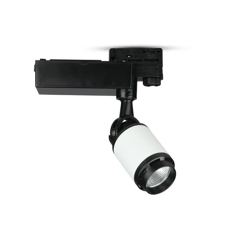 Oprawa LED V-TAC Szynoprzewód 3F 25W 24ST Czarny Biały VT-4528 6400K 2100LM