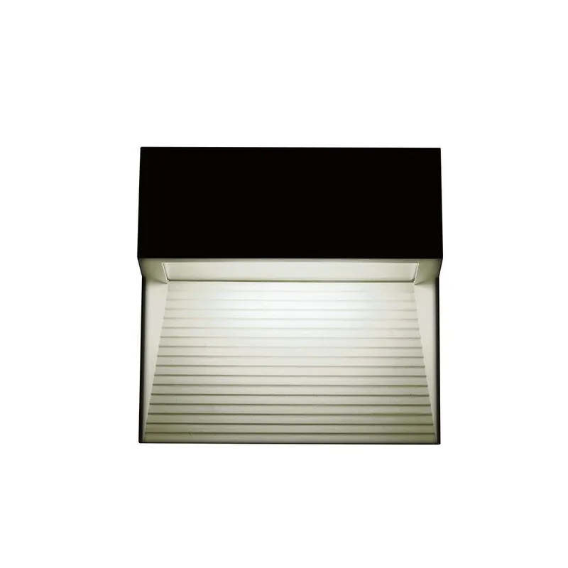 Oprawa Ścienna Elewacyjna 3W LED V-TAC Kwadrat 230V IP65 VT-1172-B 4000K 210LM - Czarny