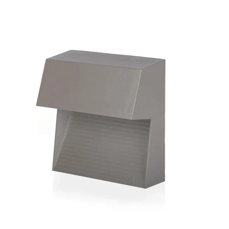 Oprawa Ścienna Elewacyjna 3W LED V-TAC Kwadrat 230V IP65 VT-1172-G 4000K 210LM - Szary