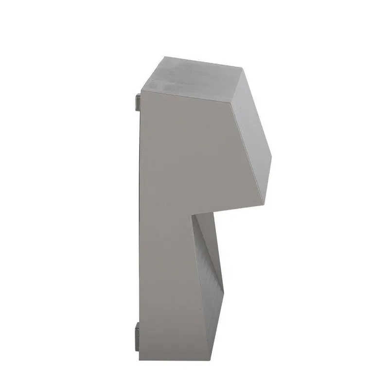 Oprawa Ścienna Elewacyjna 3W LED V-TAC Kwadrat 230V IP65 VT-1172-G 4000K 210LM - Szary