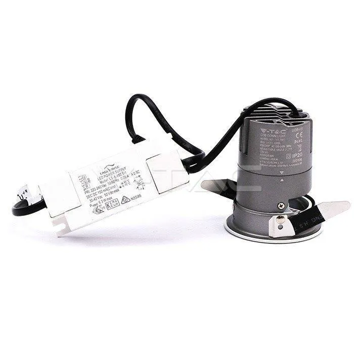 Oprawa LED Downlight V-TAC 35W COB CREE CRI95+UGR19 24ST VT-2936 3000K 2300LM 5 Lat Gwarancji