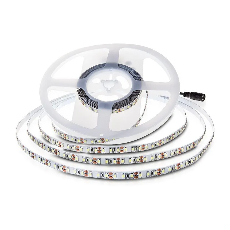 Taśma LED V-TAC SMD2835 1200LED 24V IP20 Podwójne PCB 10mb 7,2W/M 120LED/M VT-2835 120 6400K 600LM