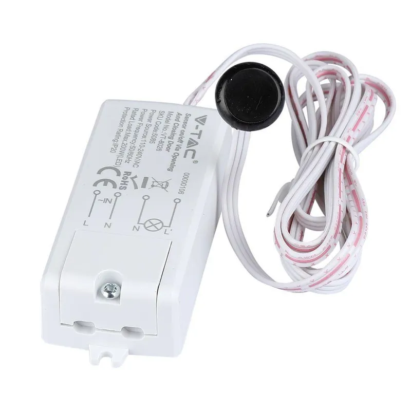 Czujnik Ruchu Na Drzwi Z Przewodem MAX.200W V-TAC VT-8026