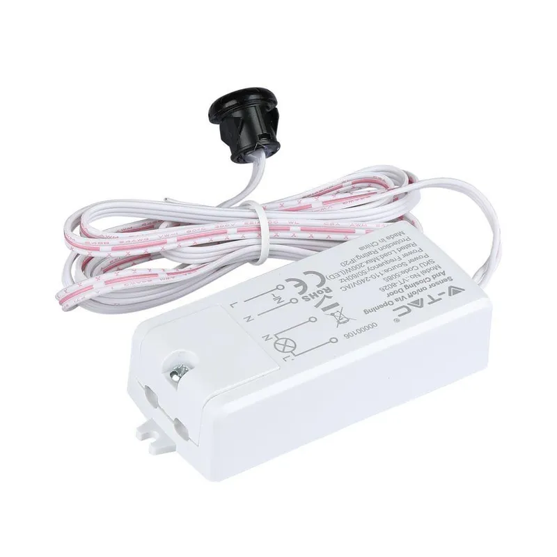 Czujnik Ruchu Na Drzwi Z Przewodem MAX.200W V-TAC VT-8026