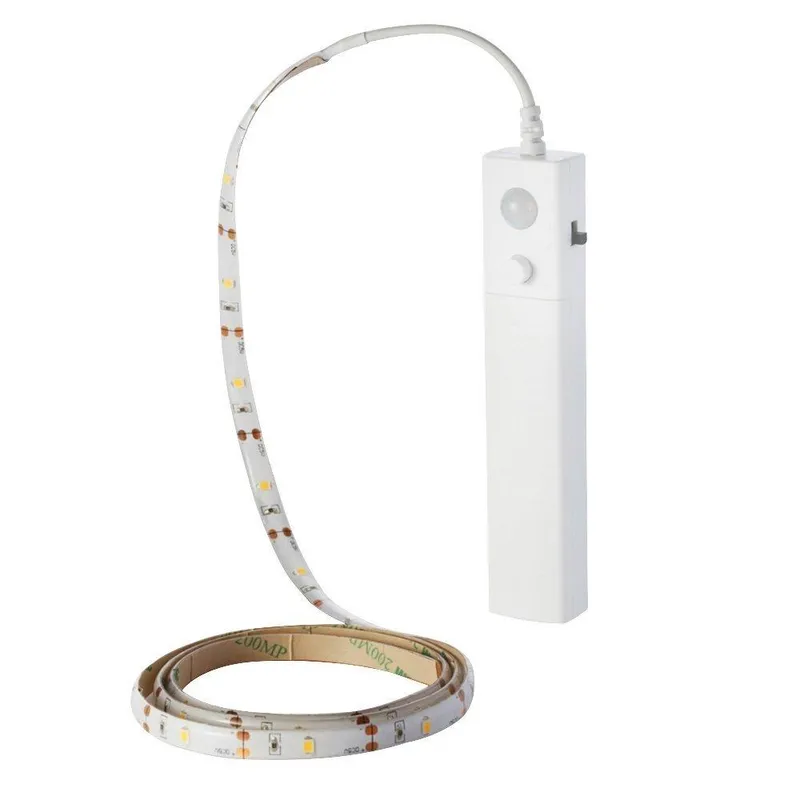 Taśma LED 2.4W 1 Metr 2835 Z Sensorem Zasilanie Bateryjne V-TAC VT-8082 3000K 200LM
