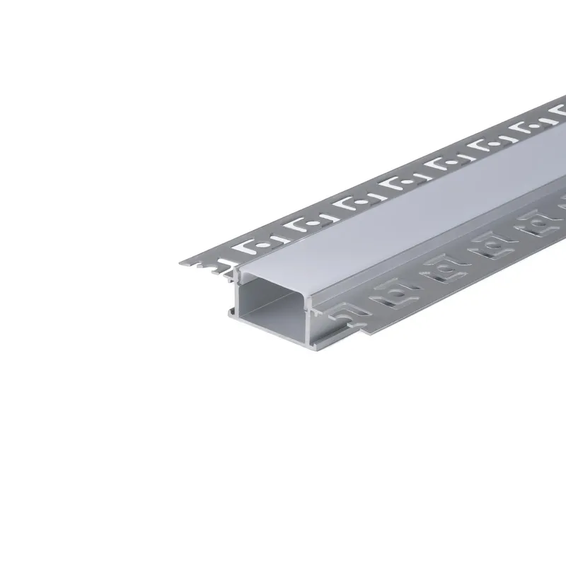Profil Do LED Zestaw, ALU Anodowany Do Gipsowania Na Dwie Taśmy V-TAC 2mb Klosz Mleczny 28,5x14mm VT-8101