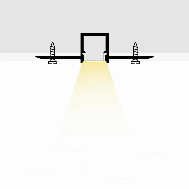 Profil Do LED Zestaw, ALU Anodowany Do Gipsowania 95mm V-TAC 2mb Klosz Mleczny 12,5x10mm VT-8102