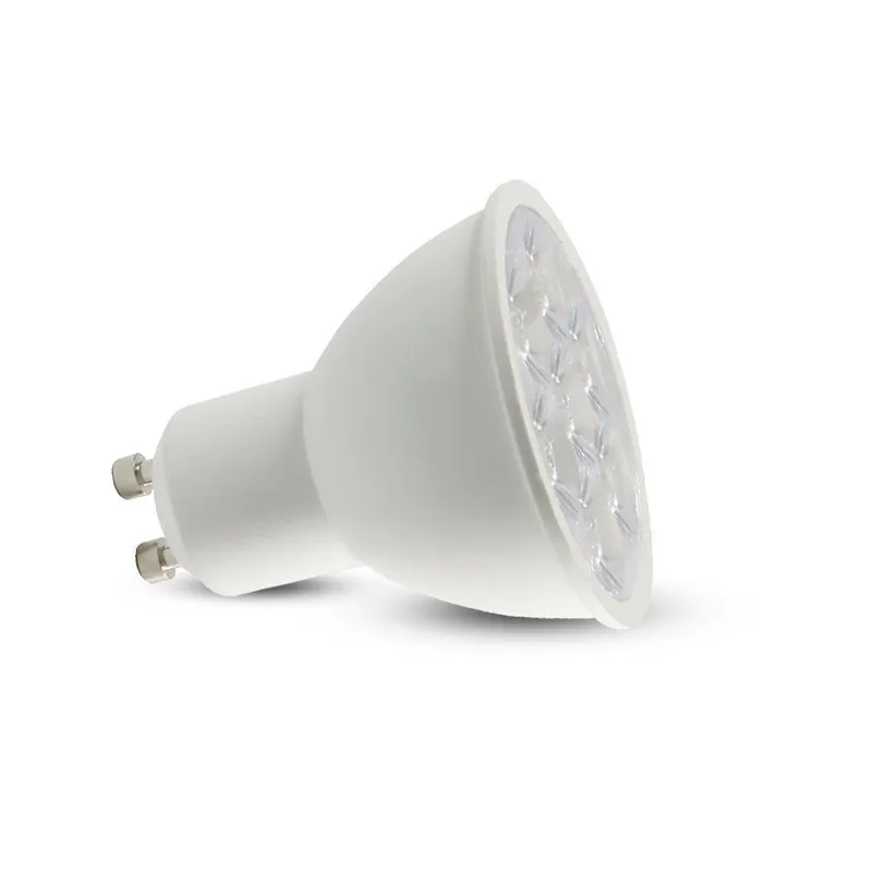 Żarówka LED V-TAC SAMSUNG CHIP GU10 6W 10ST (Wąski Kąt Światła) VT-249 6400K 500LM 5 Lat Gwarancji