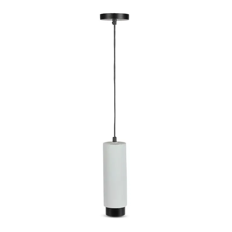 Oprawa Zwieszana V-TAC Gips Beton GU10 Biały/Czarny VT-864-GB 5 Lat Gwarancji