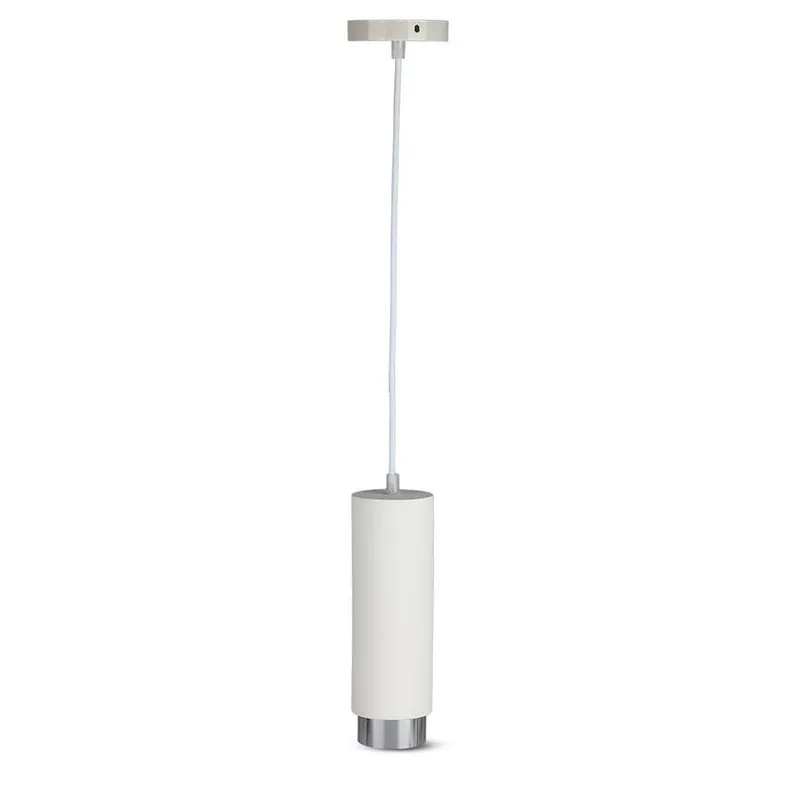 Oprawa Zwieszana V-TAC Gips Beton GU10 Biały/Chrom VT-864-CH 5 Lat Gwarancji