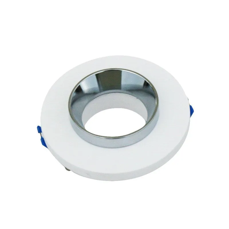 Oczko V-TAC Gips Beton GU10 Okrągłe Wpuszczane Białe/Chrom VT-862-CRD 5 Lat Gwarancji