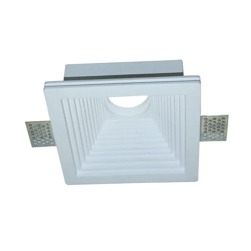 Oczko V-TAC Gips GU10 Kwadrat Wpuszczane G-K 120x120 VT-867-SQ 5 Lat Gwarancji - Białe