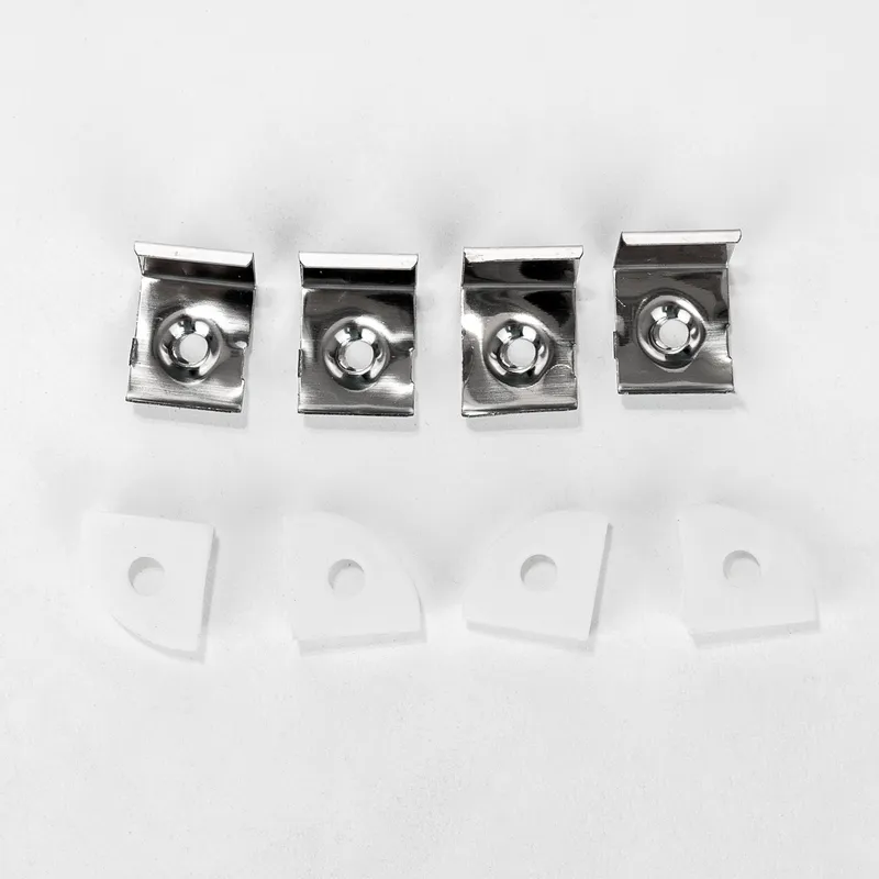 Profil Do LED Zestaw, ALU Anodowany Kątowy V-TAC 2mb Klosz Mleczny 15,8x15,8mm VT-8109