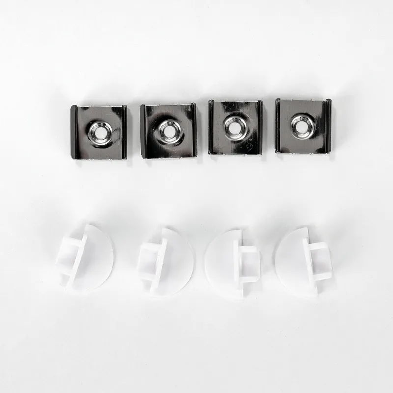 Profil Do LED Zestaw, ALU Anodowany Wpuszczany V-TAC 2mb Klosz Mleczny 24,5x12,2mm VT-8115
