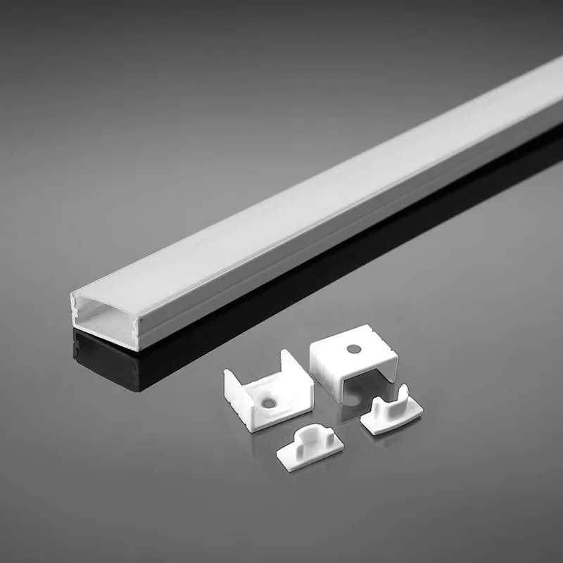 Profil Do LED Zestaw, ALU V-TAC 2mb Klosz Mleczny 17,4x7mm VT-8113-W 5 Lat Gwarancji - Biały