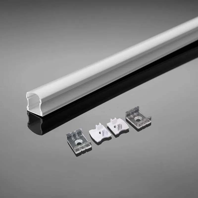 Profil Do LED Zestaw, ALU V-TAC 2mb Klosz Mleczny 17,2x15,5mm VT-8110-W 5 Lat Gwarancji - Biały