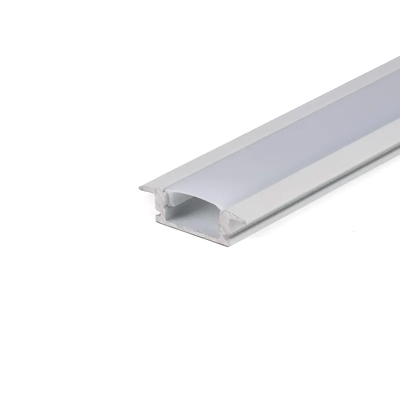 Profil Do LED Zestaw, ALU Wpuszczany V-TAC 2mb Klosz Mleczny 24,7x7mm VT-8106-W 5 Lat Gwarancji - Biały