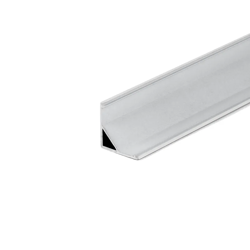Profil Do LED Zestaw, ALU Kątowy V-TAC 2mb Klosz Mleczny 15,8x15,8mm VT-8109-W 5 Lat Gwarancji - Biały