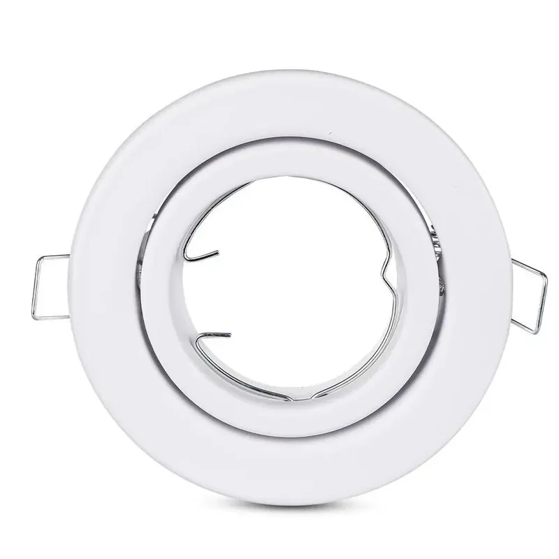 Oczko V-TAC GU10 Okrągłe Ruchome VT-7227RD-WH - Białe