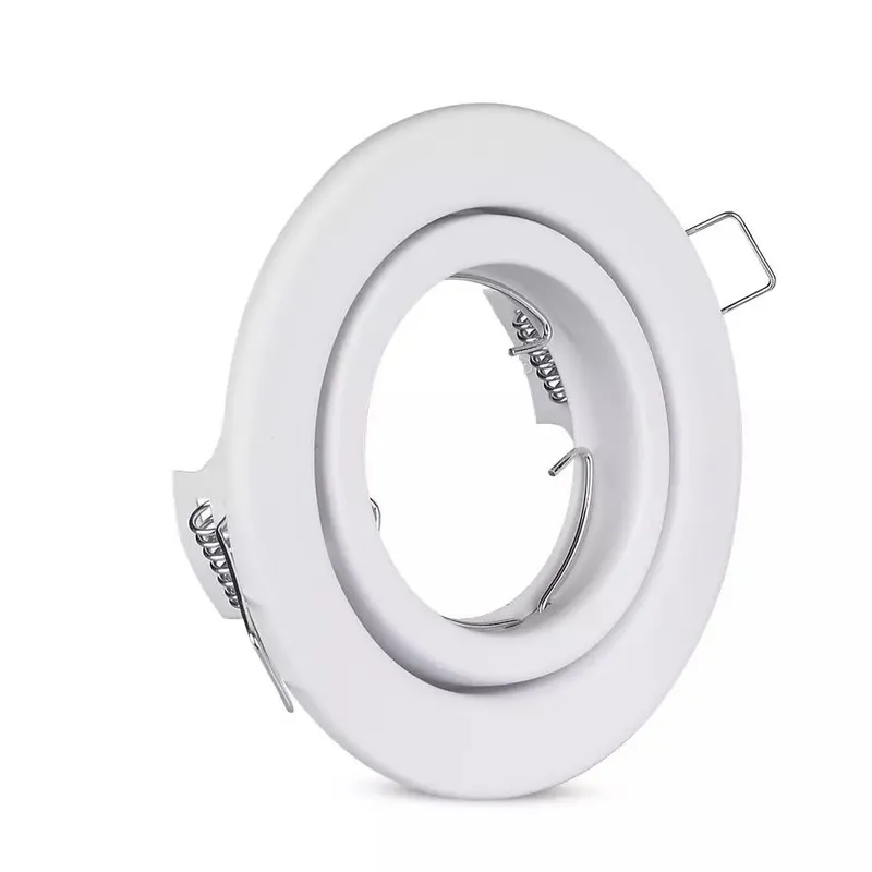 Oczko V-TAC GU10 Okrągłe Ruchome VT-7227RD-WH - Białe