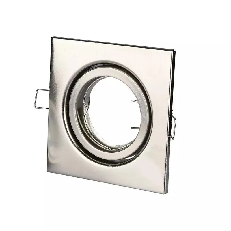 Oczko V-TAC GU10 Kwadrat Ruchome Satyna VT-7227SQ-SN