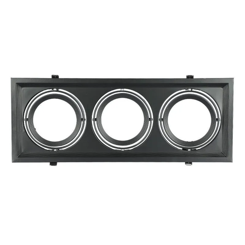 Oprawa Sufitowa Wpuszczana 3XAR111 G53 V-TAC 35831 VT-7223 - Czarna