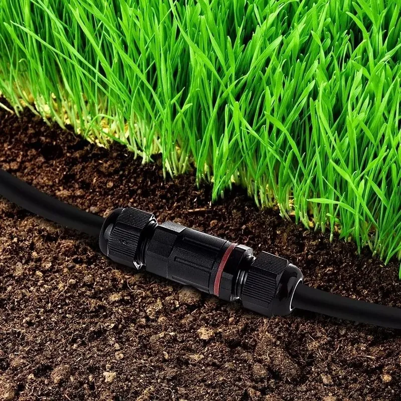 Złączka Mufa Hermetyczna 2X3PIN Średnica Przewodu 4-6,5MM IP68 V-TAC VT-792 - Czarna