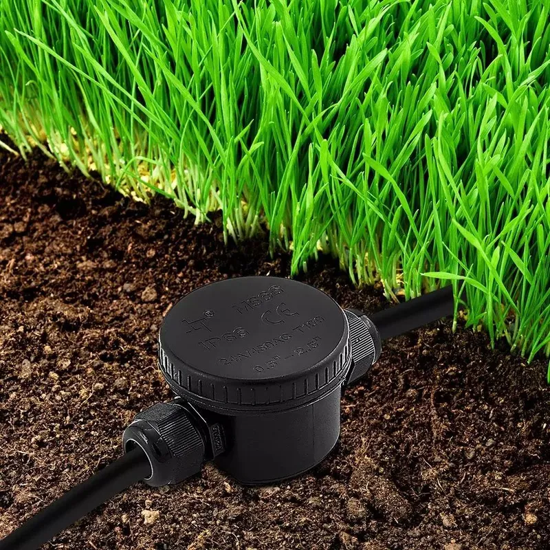Puszka Złączka Mufa Hermetyczna 2X3PIN 24A AC:450V Średnica Przewodu 5-9MM IP66 V-TAC VT-881 - Czarna