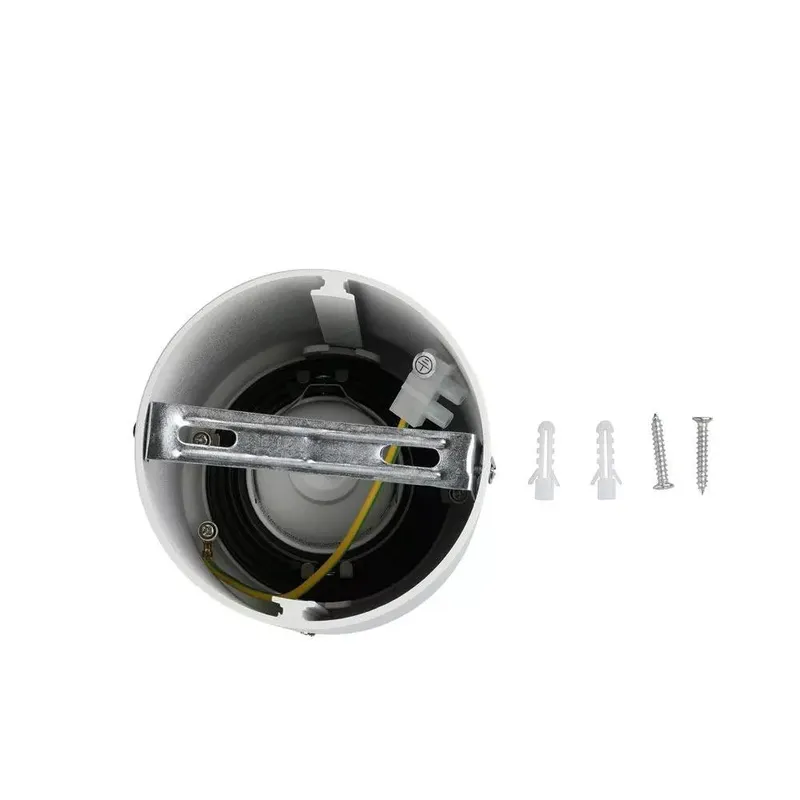 Oprawa V-TAC Aluminiowa GU10 Okrągła Natynkowa Tuba Biała+czarny 142x100 VT-796-WH