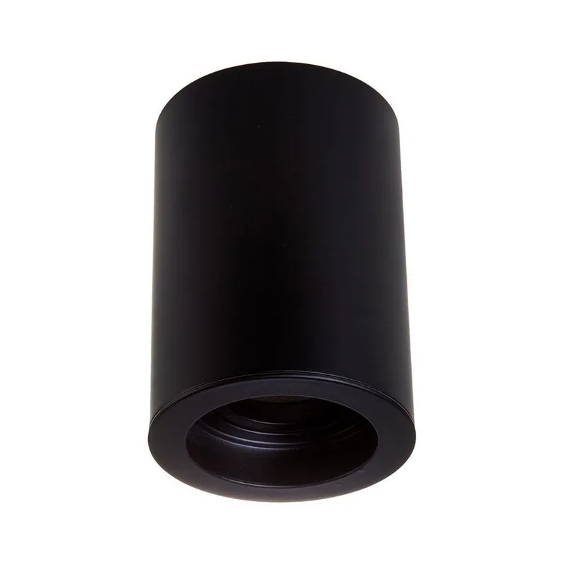 Oprawa V-TAC Aluminiowa GU10 Okrągła Natynkowa Tuba 142x100 VT-796-B - Czarna