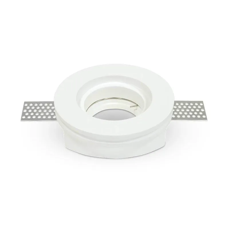 Oczko V-TAC Gips GU10 Wpuszczane Okrągłe FI.100 VT-771 - Białe