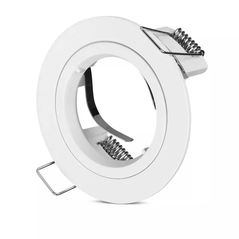 Oczko V-TAC Aluminiowe Odlew GU10 Okrągłe VT-774-WH - Białe