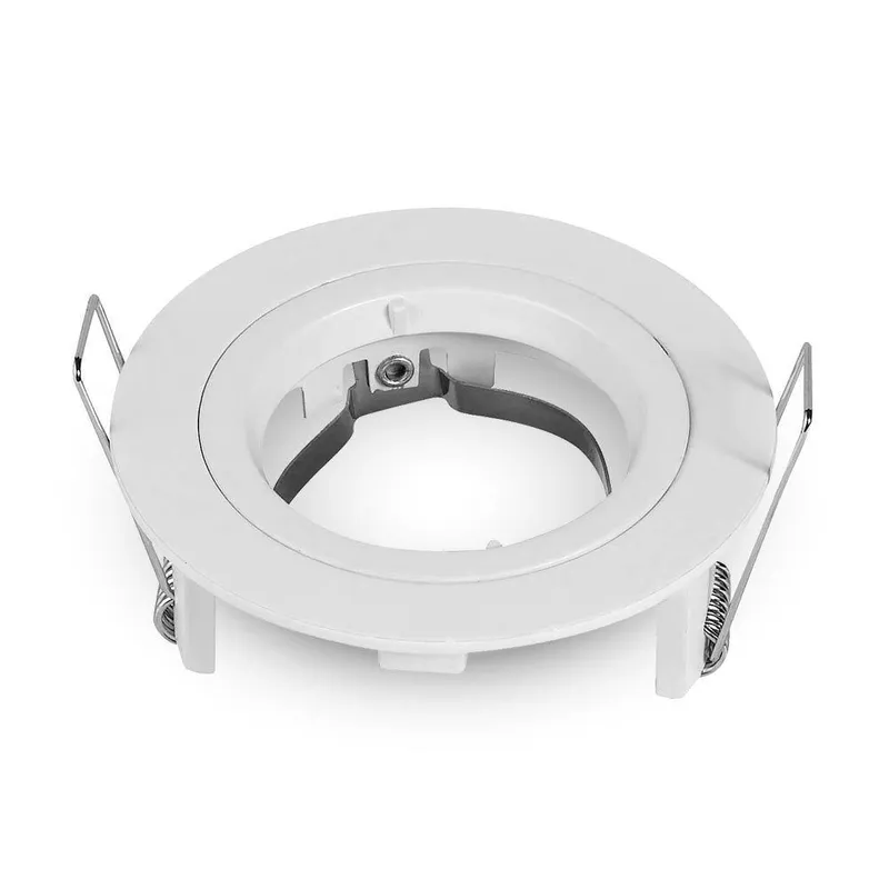 Oczko V-TAC Aluminiowe Odlew GU10 Okrągłe VT-774-WH - Białe