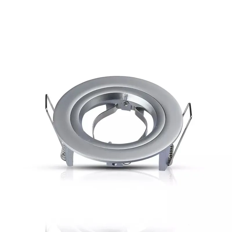 Oczko V-TAC Aluminiowe Odlew GU10 Okrągłe Srebrno Szary VT-774-MG