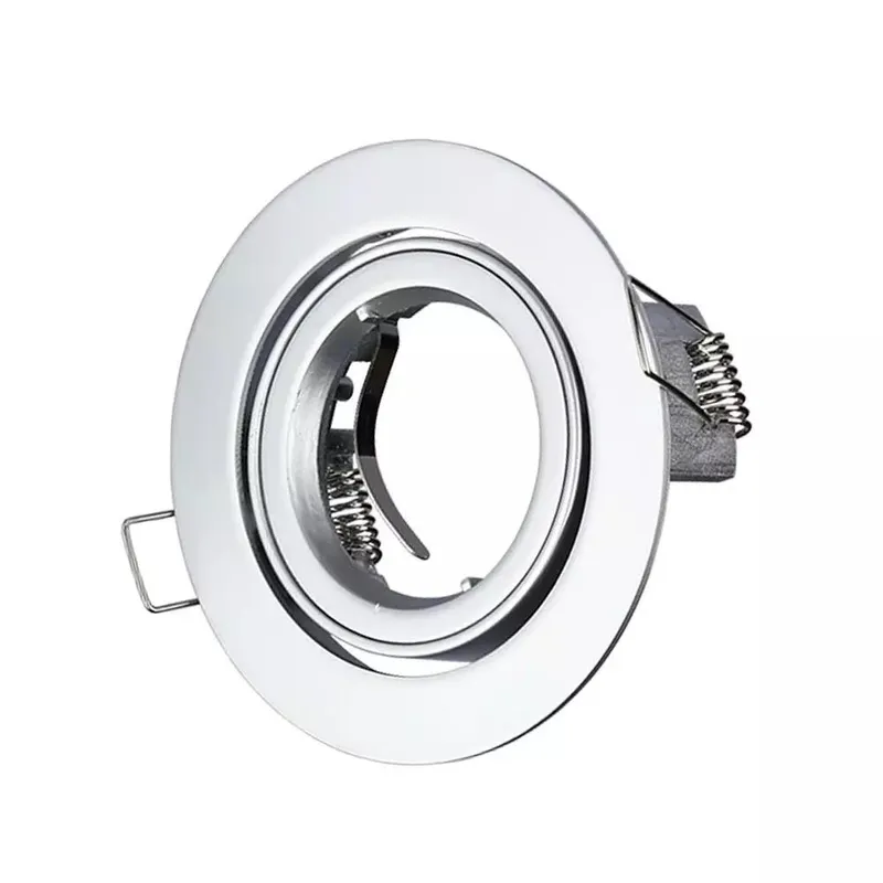 Oczko V-TAC Aluminiowe Odlew GU10 Okrągłe Ruchome Srebrno Szary VT-775MG