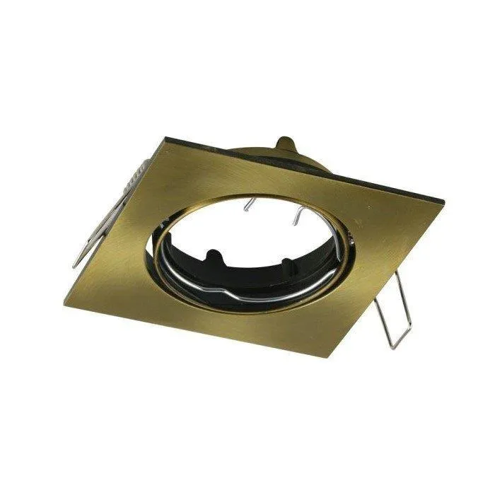 Oczko V-TAC GU10 Kwadrat Ruchome VT-779-SG 3 Lata Gwarancji - Złoty