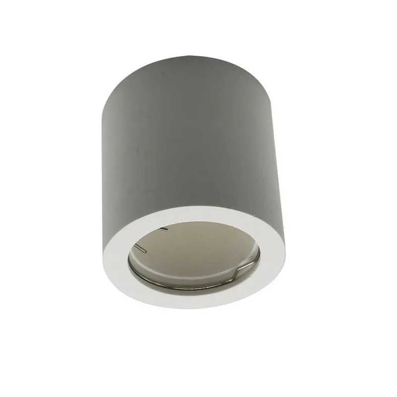Oprawa V-TAC Gips GU10 Natynkowa Tuba Okrągła 70x75 VT-727RD - Biała